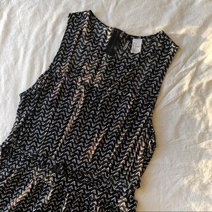 Black and white dress